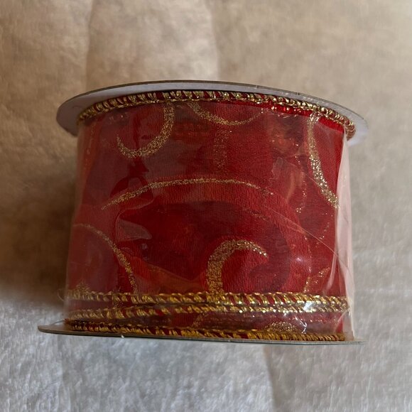 Assorted Christmas Ribbon/Garland - 12-foot length each - 5 Spools (Unopened) - Picture 11 of 16